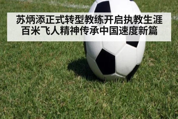 苏炳添正式转型教练开启执教生涯 百米飞人精神传承中国速度新篇